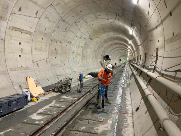 Tunnel: Waterproof Membrane Attachments